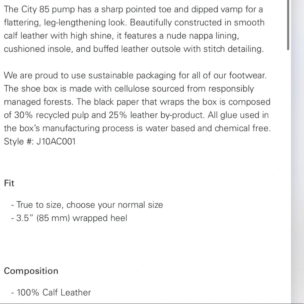 THEORY**Black Amria Calf Leather Pumps**EU 40 US 10 $355 - Picture 13 of 13